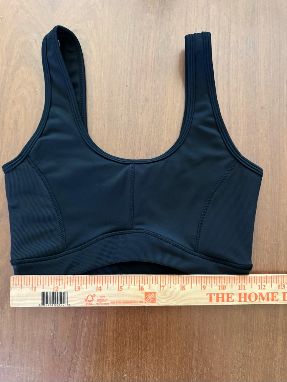 WILO The Label Black Ribbed Activewear Set Sports Bra S Leggings M - Picture 6 of 8